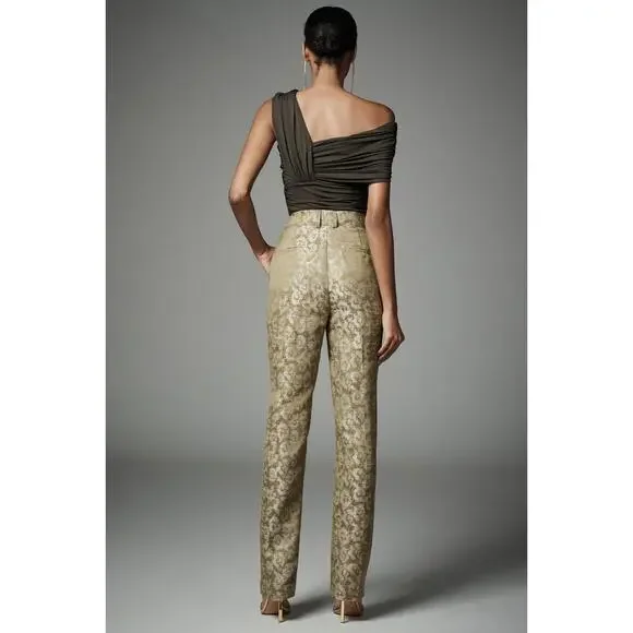 New ANTHROPOLOGIE Scotch & Soda Robyn Relaxed Tapered Pants $168 SIZE 28 Green